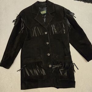 Danier fringe jacket Sm